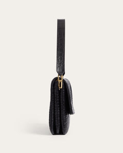 Celo Crossbody, Black Croco Handbags dear-frances 